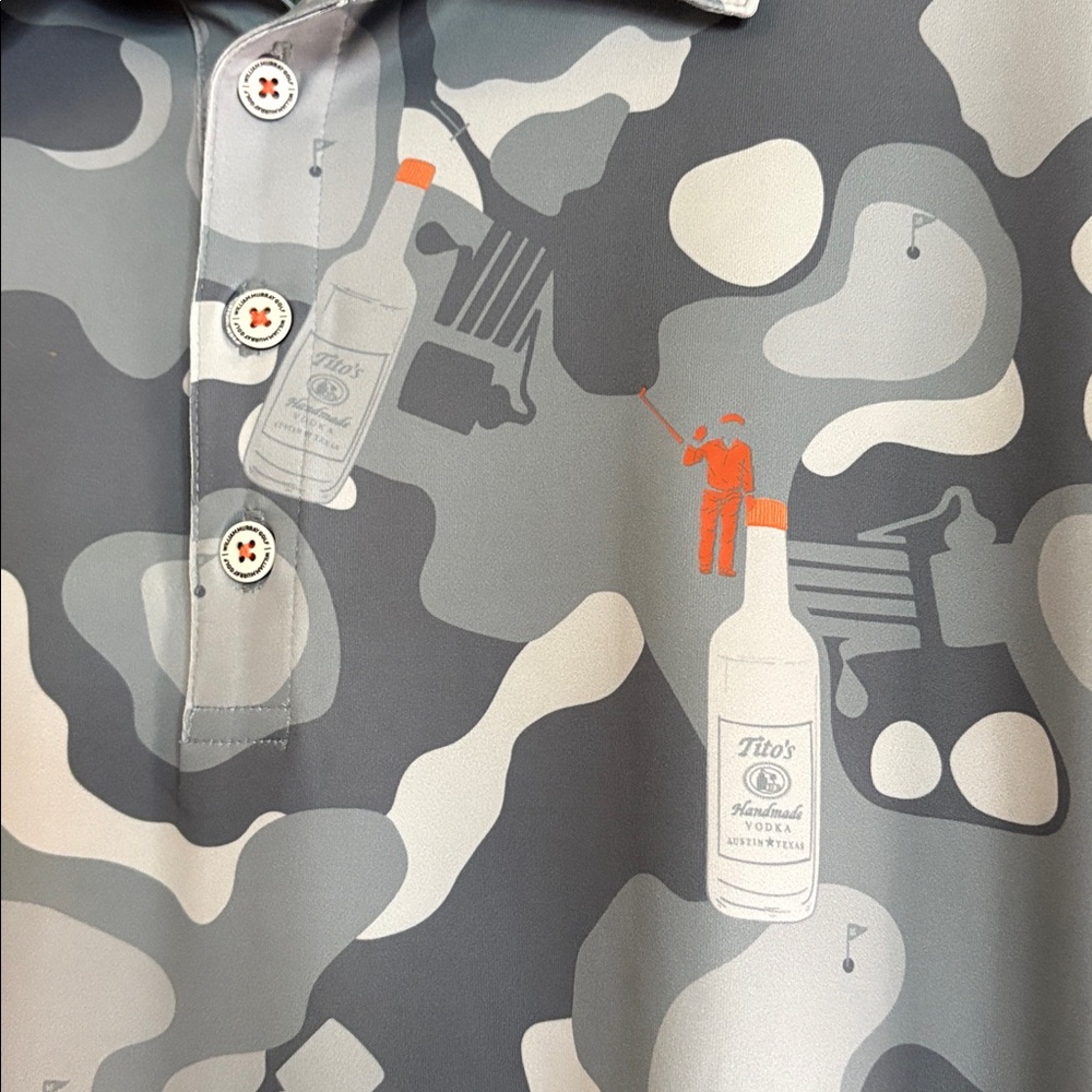 William Murray x Tito’s Vodka Golf Shirt - XL - Picture 3 of 7